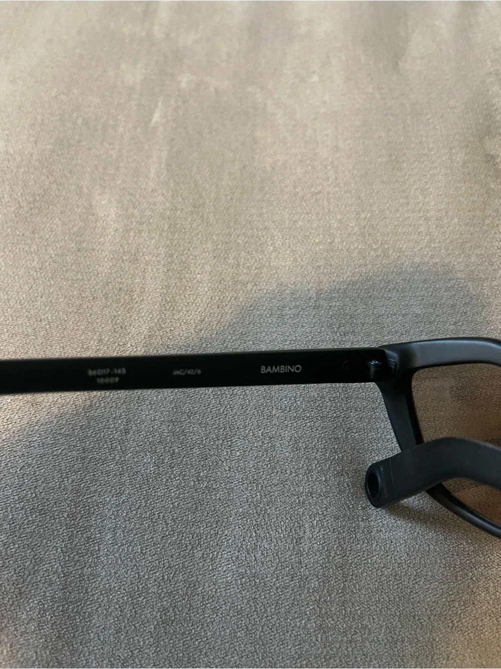 Jacquemus Black Frame Sunglasses with Brown Lenses